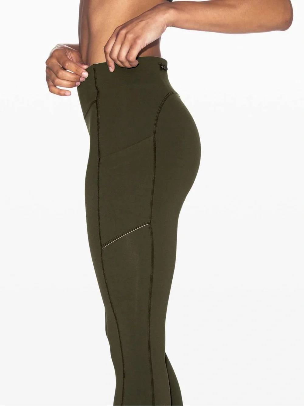 Lululemon Speed Up Tight Dark Olive Size 8